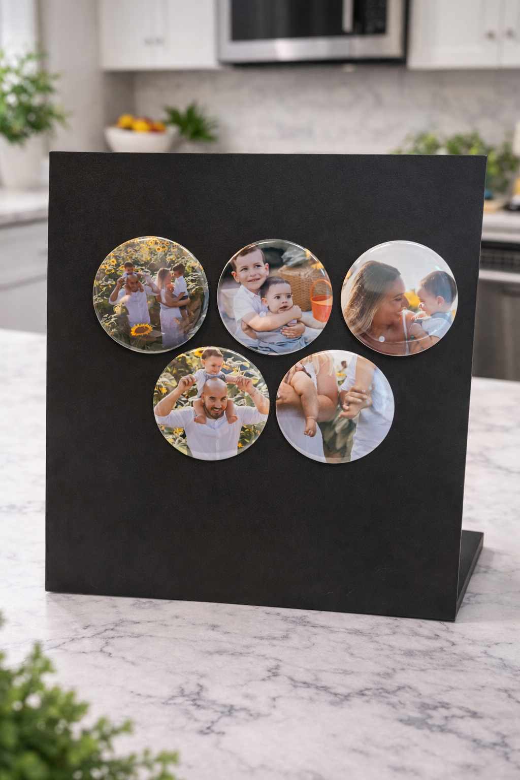 Our Dotties - 2.25" Custom Photo Magnets (Round)