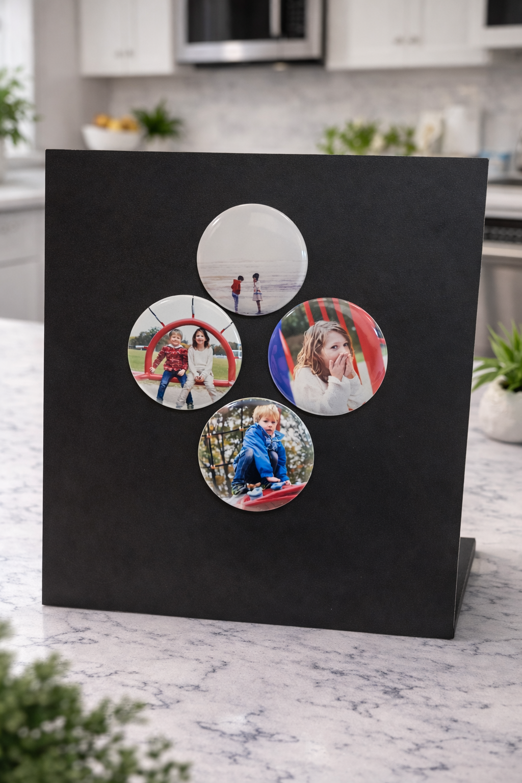 Our Dotties - 2.25" Custom Photo Magnets (Round)