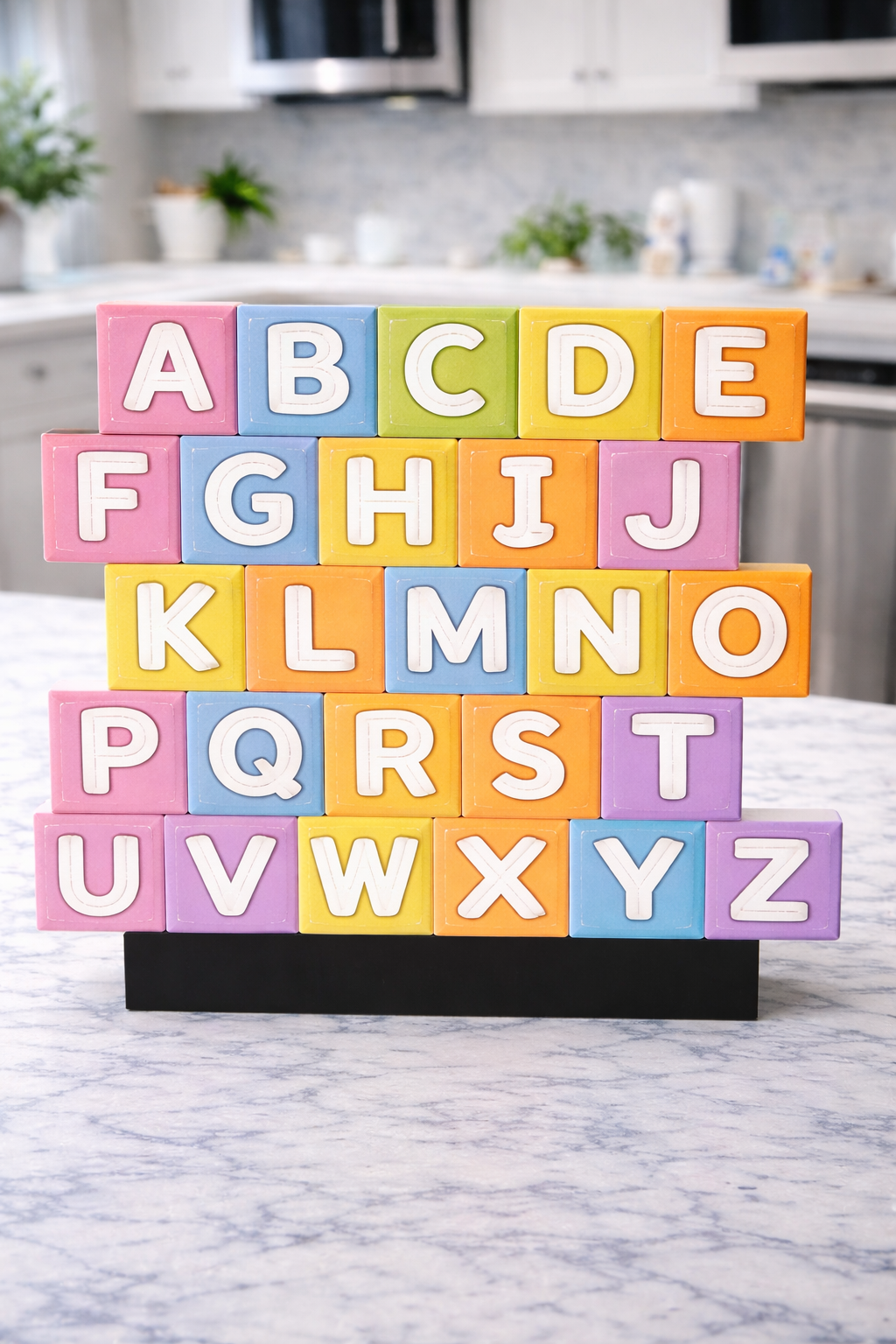 Children’s Trace-the-Alphabet Photo Magnet Set (A–Z)