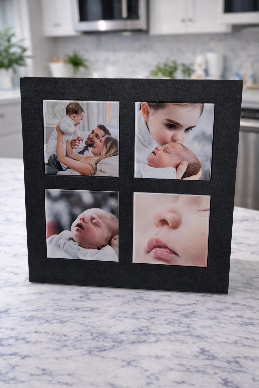 Black or White Stacked "Cutties" Picture Frame