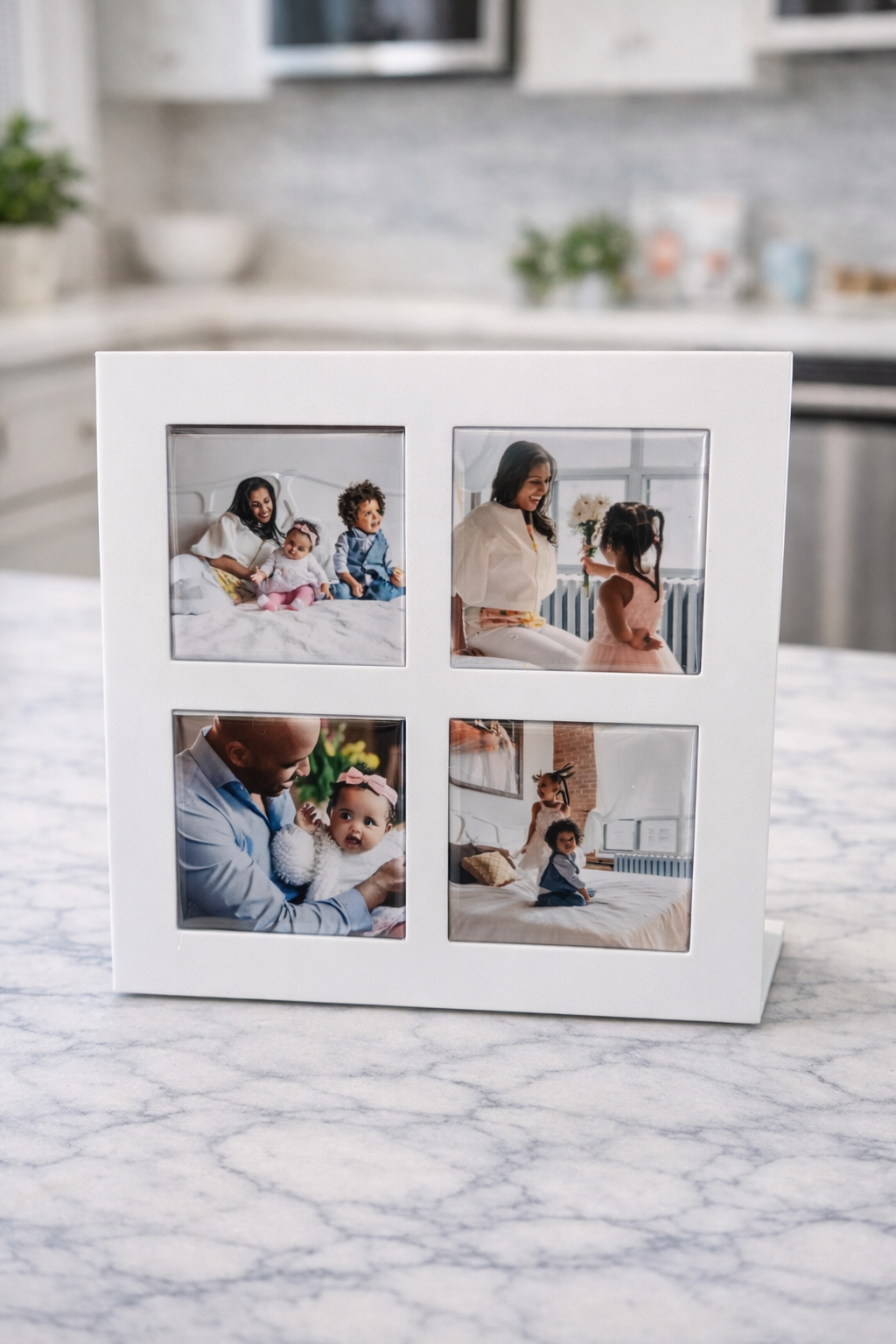Black or White Stacked "Cutties" Picture Frame