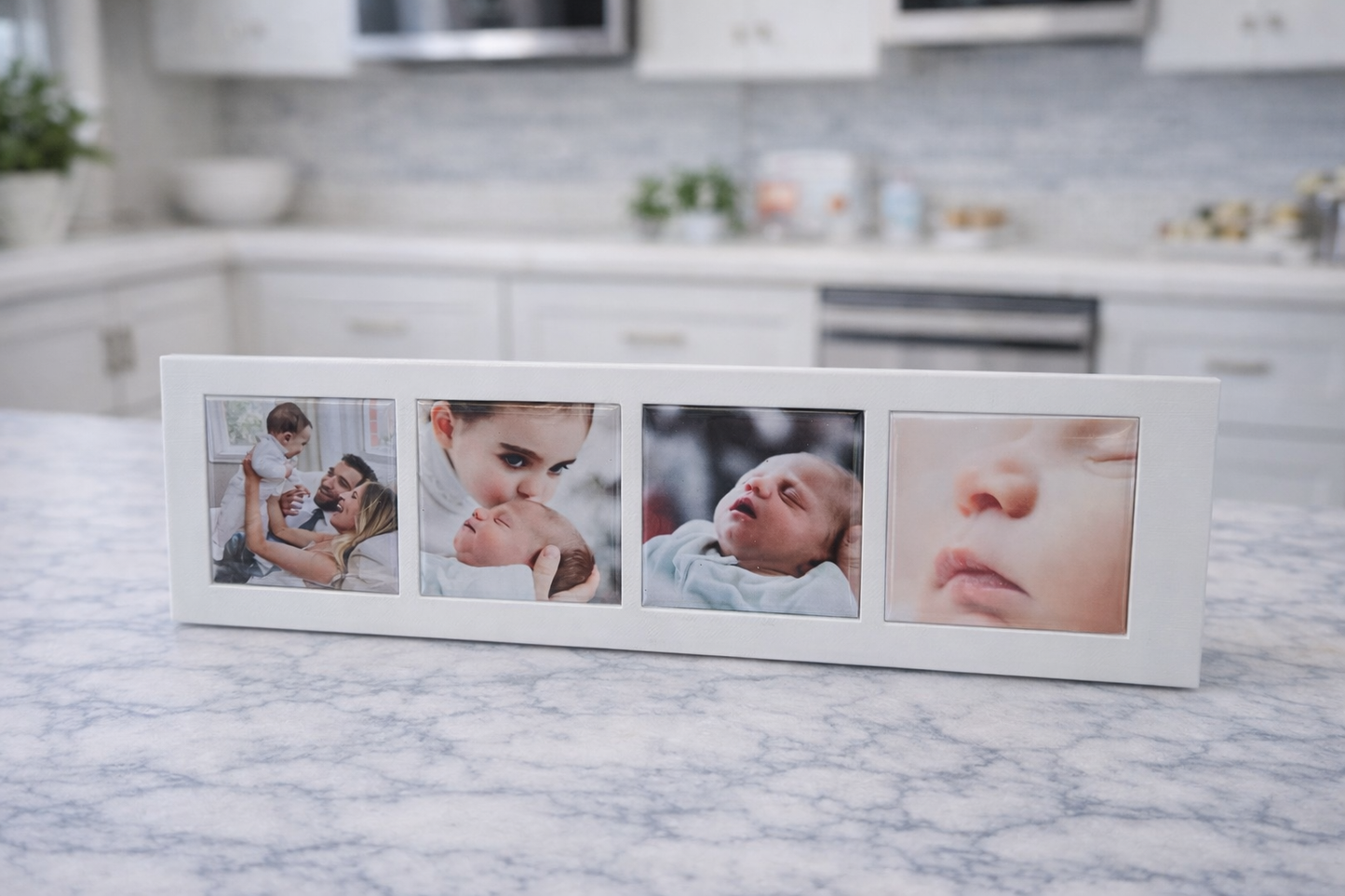 Black or White Unstacked "Cutties" Picture Frame